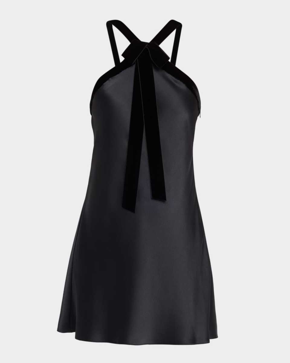 Elfreda Sleeveless Bow Mini Dress